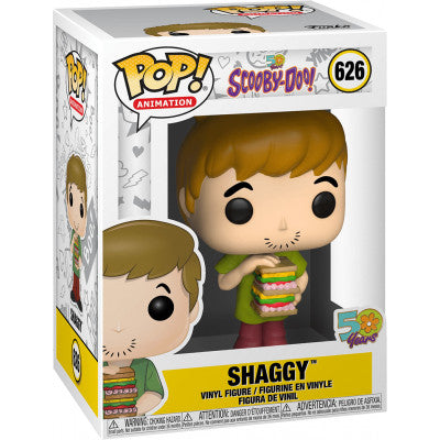 Chargez l&#39;image dans la visionneuse de la galerie, Scooby Doo - Shaggy w/ Sandwich Pop Animation Vinyl Figure - Kryptonite Character Store
