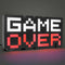 Game Over 8 - Bit Pixel Color Changing Sound Reactive Collectible Decor Lamp