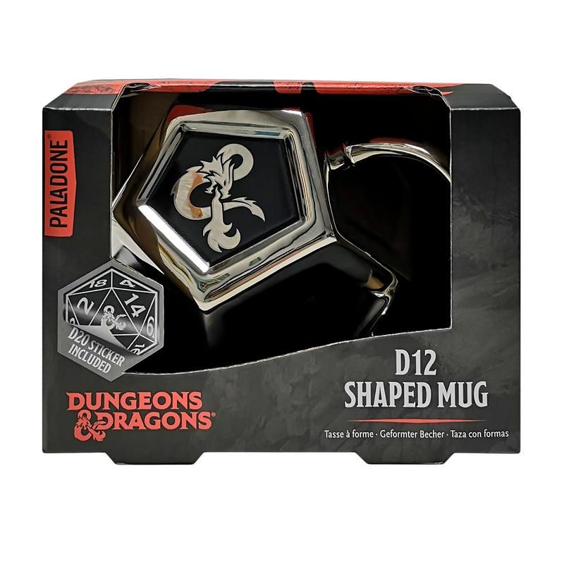 Dungeons & Dragons - D12 Mug and Sticker