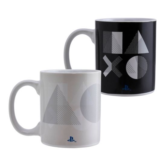 PlayStation - Taza de cerámica de café con cambio de calor PS5