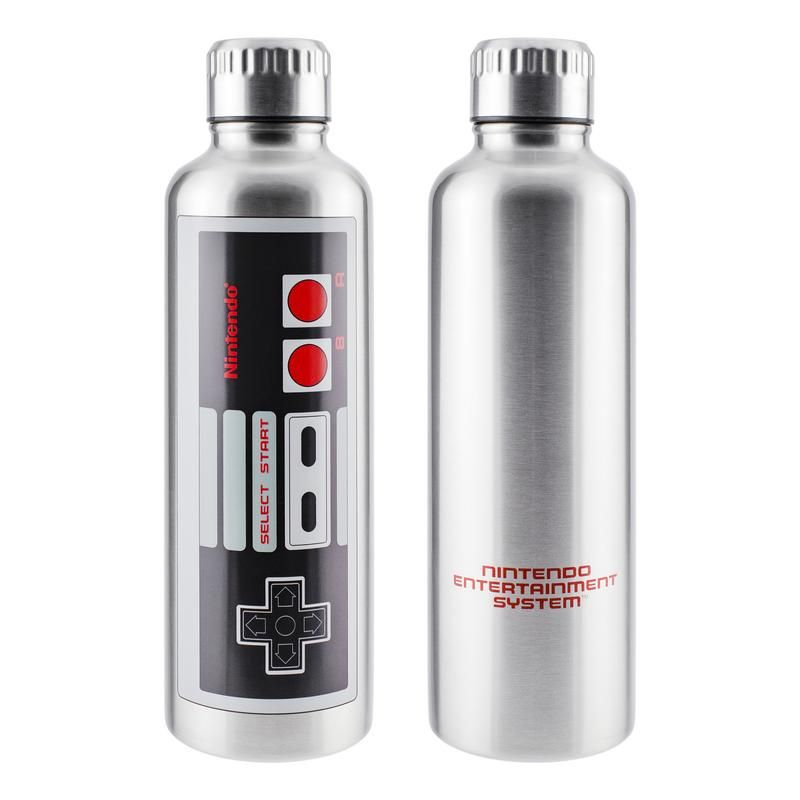 Nintendo Entertainment System (NES) - Botella de agua de metal