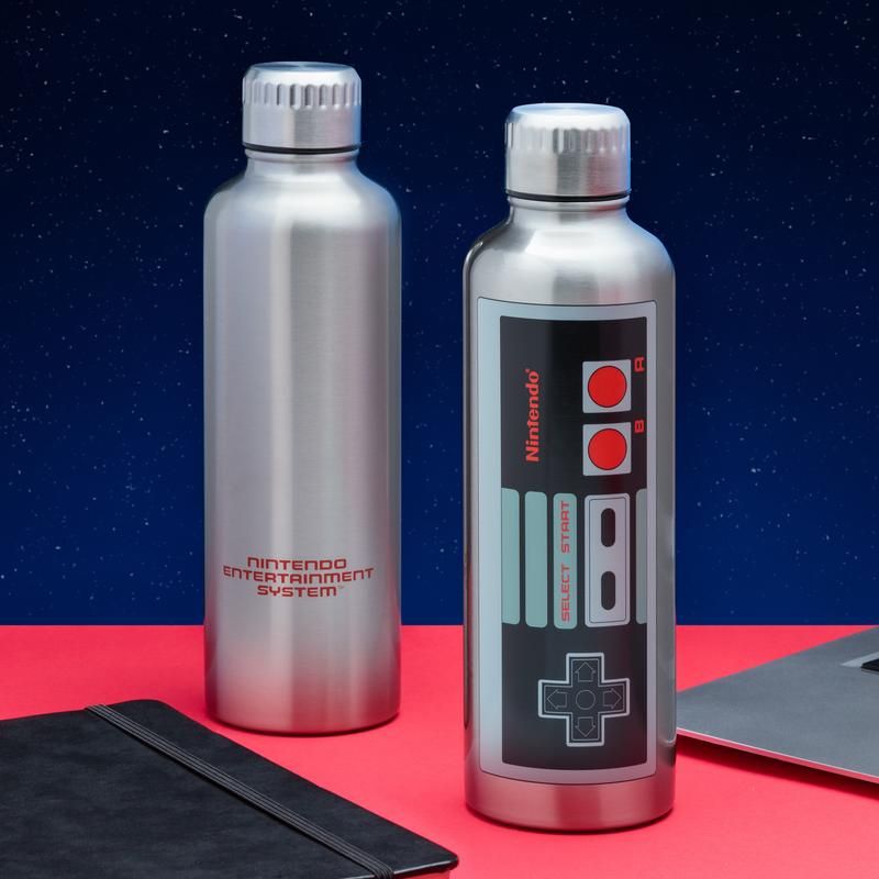 Nintendo Entertainment System (NES) - Metal Water Bottle