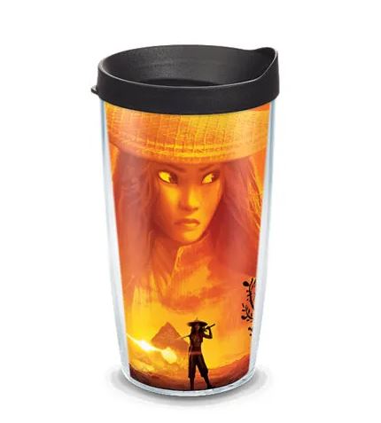 Disney - Vasos con envoltura y tapa de viaje Raya y el último dragón 