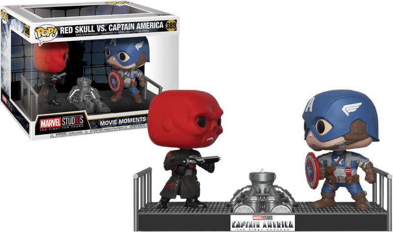 Red Skull Vs. Captain America Movie Moments Pop - Kryptonite Character Store