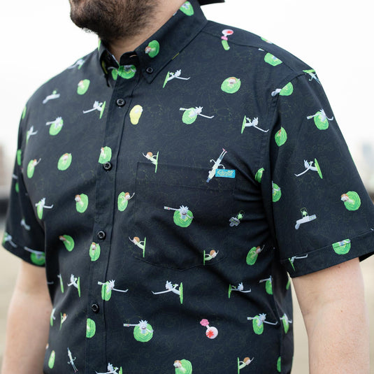 Rick &amp; Morty - Camisa Manga Corta Kunuflex "El Portal" 