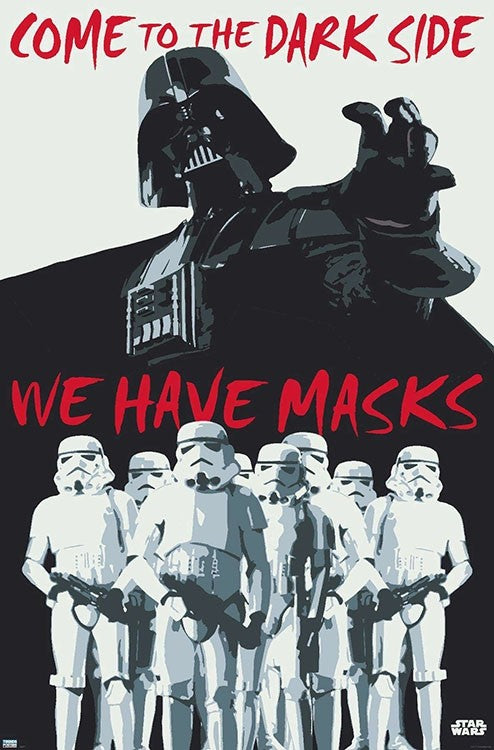 Star Wars: Saga - Dark Side Masks Poster
