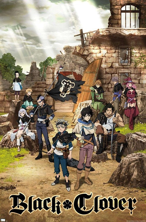 Animation: Black Clover - Group Wall poster