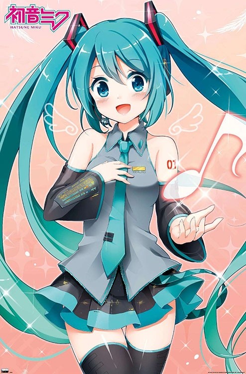 Animation : Hatsune Miku - Note de musique Poster