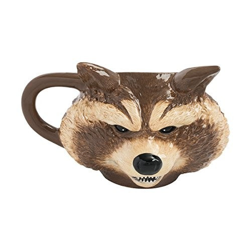 Marvel GOTG 12 oz. Rocket Sculpted Ceramic Mug