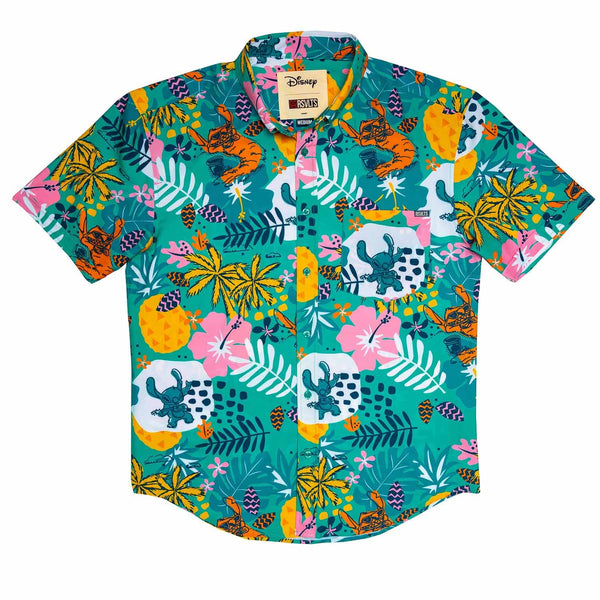 Disney: Lilo & Stitch - "Tourist Style" Kunuflex Short-Sleeve Shirt