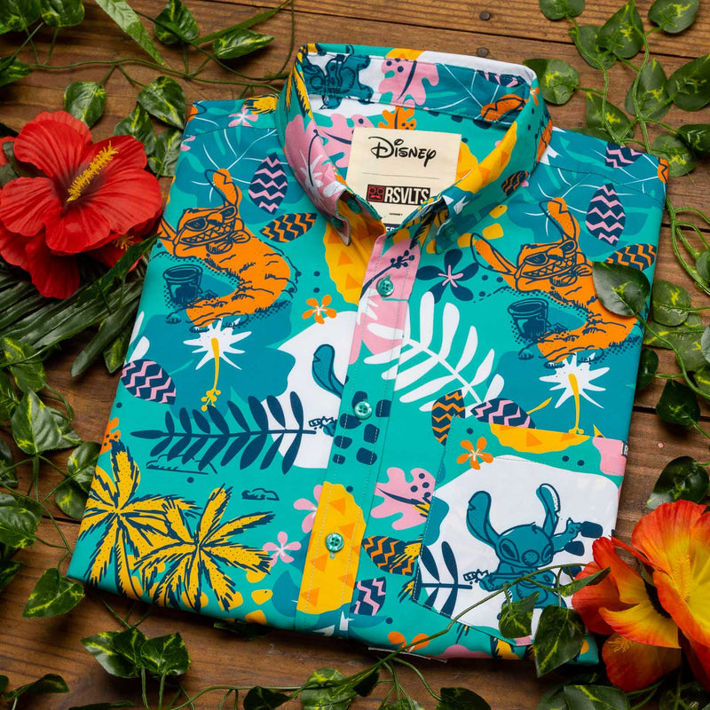 Load image into Gallery viewer, Disney: Lilo &amp; Stitch - &quot;Tourist Style&quot; Kunuflex Short-Sleeve Shirt
