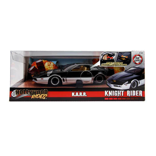 Hollywood Rides - Knight Rider KARR con Luz Escala 1:24