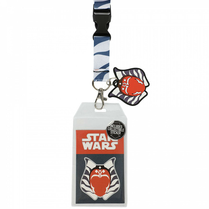 Star Wars - Ahsoka Tano Lanyard with Charm and ID Holder