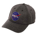 NASA Logo Men's Fitted Hat Grey - Kryptonite Character Store