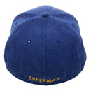 Superman Flex Fit Blue Hat - Kryptonite Character Store