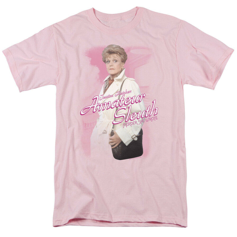 Load image into Gallery viewer, Murder She Wrote - Amateur Sleuth Pink T-Shirt
