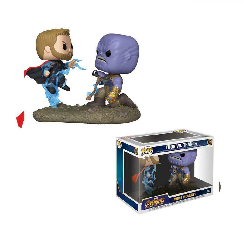 Movie Moments: Marvel - Thor vs Thanos Pop Vinyl Figures - Kryptonite Character Store