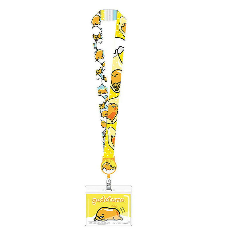 Sanrio - Gudetama with Retractable Card Holder Lanyard