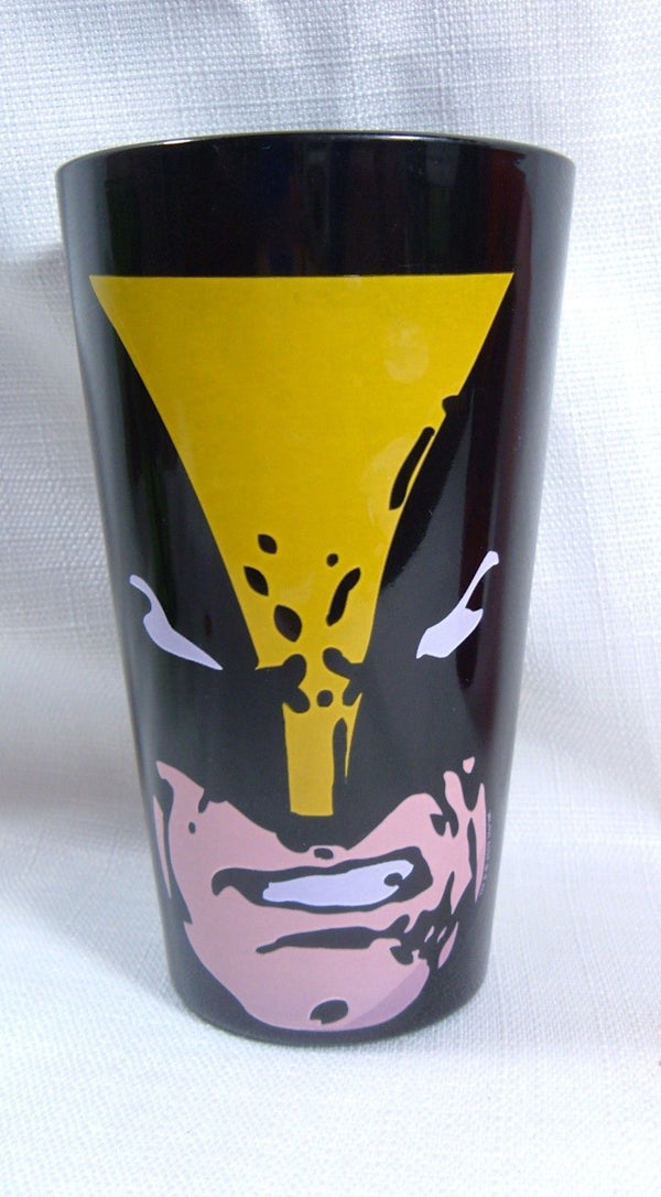Wolverine Marvel Comics Glass 16 oz Pint Superhero Avengers Black