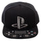 Playstation Logo Snapback Hat with Embroidered Control Buttons - Kryptonite Character Store
