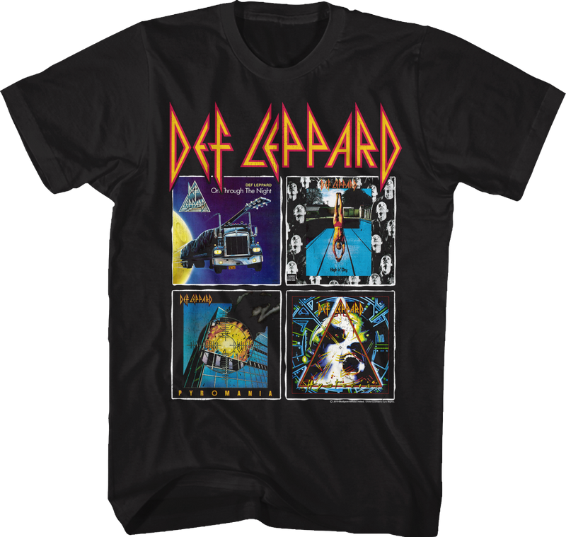 Load image into Gallery viewer, Def Leppard Hysteria 80s Rock Album T Shirt
