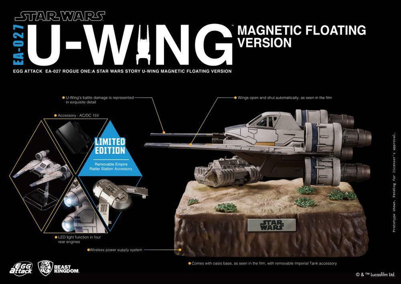 Star Wars: Rogue One U-Wing Magnetic Floating Vehicle - Kryptonite Character Store