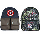 Avengers Captain America Flip REVERSIBLE Backpack