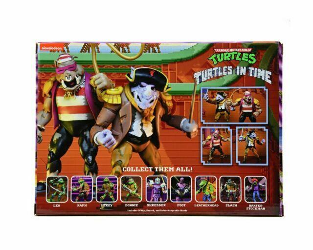 Teenage Mutant Ninja Turtles - Turtle Time Pirate Bebop & Rocksteady 7" Action Figure (2 Pack)