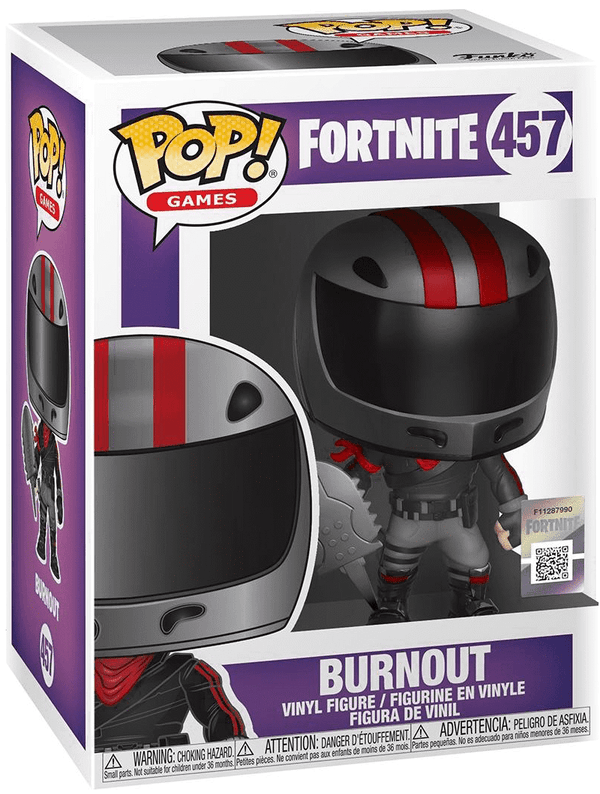 Fortnite S2 - Burn Out Pop Games Vinyl Figure - Kryptonite Character Store