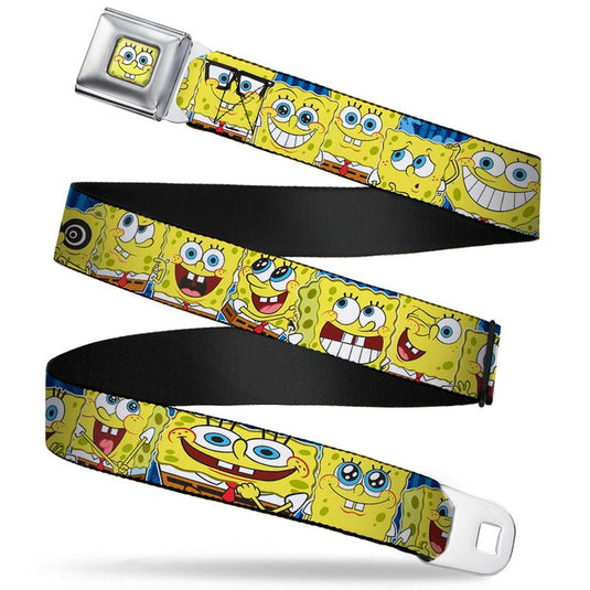 Sponge Bob Face Close-UP Seatbelt Belt