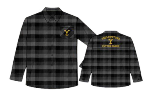 Yellowstone - Camisa de franela Dutton Ranch