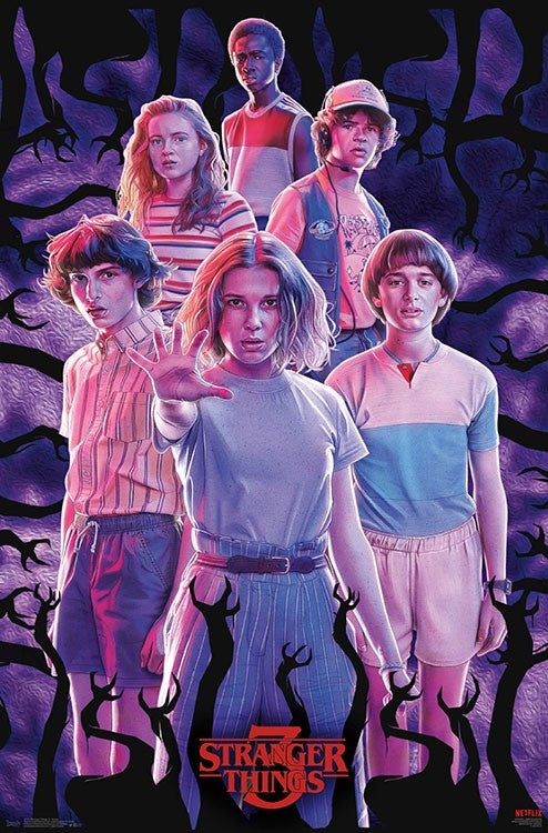 Netflix - Stranger Things 3 - Group Wall Poster - Kryptonite Character Store