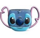 Disney Movie Lilo & Stitch Smiley Face 3D Mug Molded Coffee Ceramic  - Kryptonite Character Store