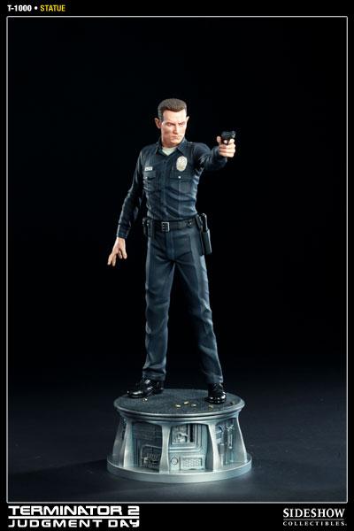 Terminator 2 T2 T-1000  Robert Patrick MIB Statue Figure - Kryptonite Character Store