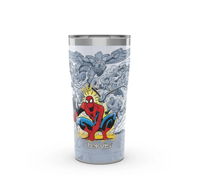 Cargue la imagen en el visor de la galería, Marvel - Vaso de acero inoxidable del increíble 60 aniversario de Spider-Man
