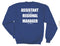 The Office - Assistant to The Regional Manager with Back Print Fleece Adult Crew Sweatshirt