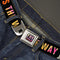 Star Wars: The Child - Text Full Color Seatbelt Buckle Belt