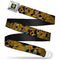 Scooby Doo Dog Tag Full Color Black/Yellow/Blue Seatbelt Belt - Kryptonite Character Store