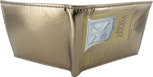 Legend of Zelda Gold Bi-Fold Wallet - Kryptonite Character Store
