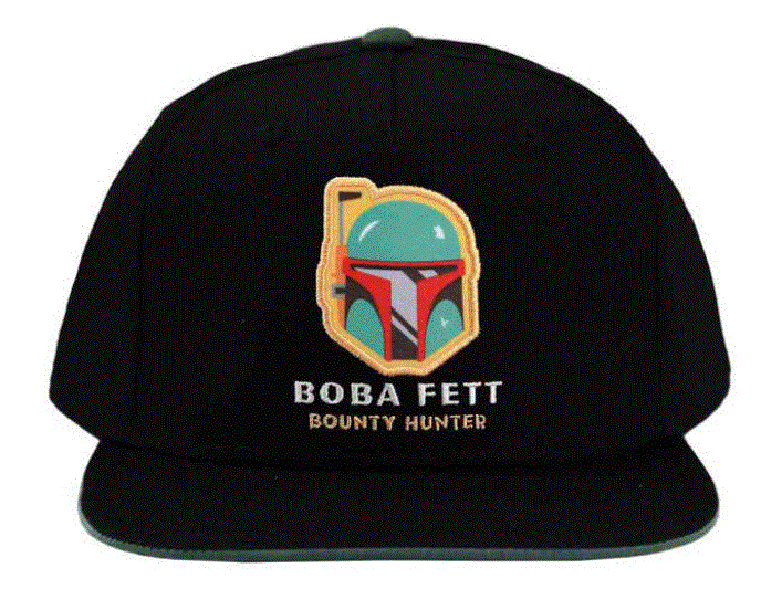 Star Wars: Boba Fett - Gorra Snapback con visera plana para jóvenes cazarrecompensas
