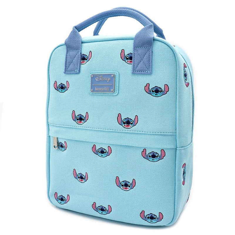  Disney Stitch Canvas Embroidered Backpack Loungefly
