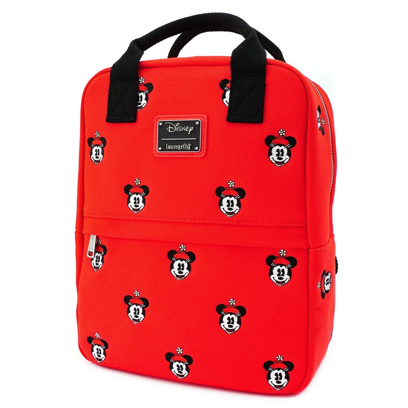 Positively Minnie AOP Canvas Embroidered Backpack Loungefly