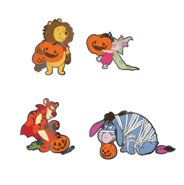 Disney: Winnie the Pooh - Halloween Pin Set (4 Piece)