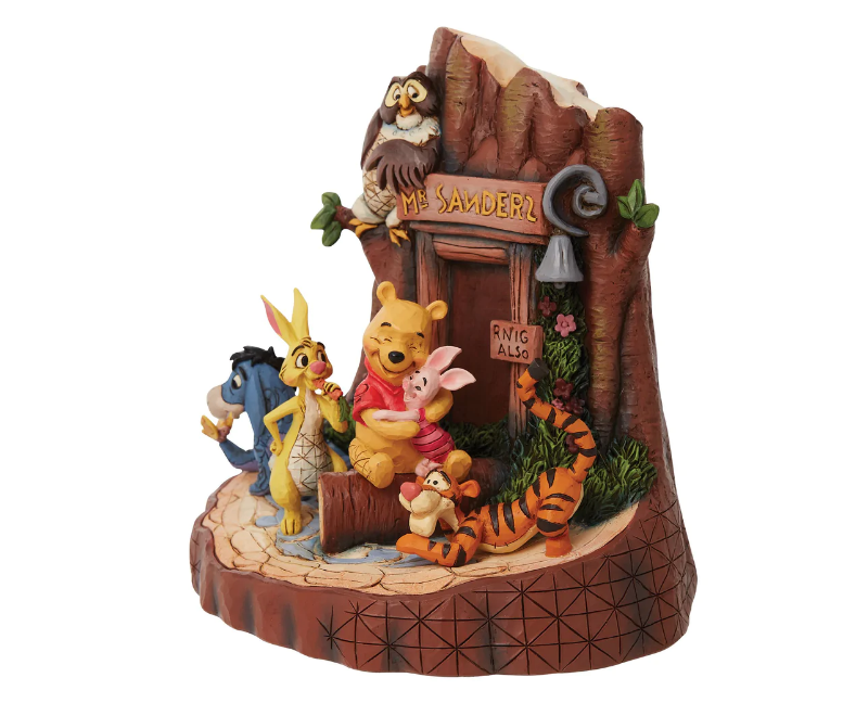 Load image into Gallery viewer, Disney Traditions - Winnie The Pooh Carved by Heart Figure
