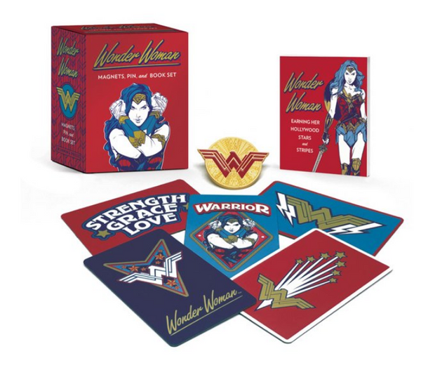 DC Comics: Wonder Woman - Magnets, Pin, and Book Set Mini Figure
