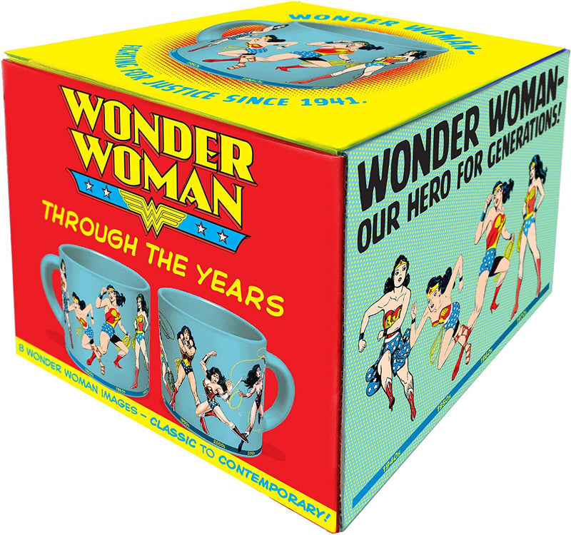 Wonder Woman Through the Years Coffee Mug- Kryptonite Character Store 