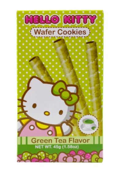 Cargue la imagen en el visor de la galería, Hello Kitty - Galletas Oblea Sabor Té Verde
