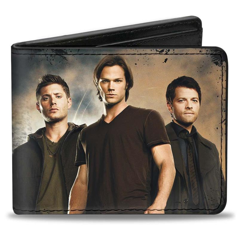 Supernatural: Dean - Sam & Castle Group Nothing in Our Lives is Simple Bifold Wallet