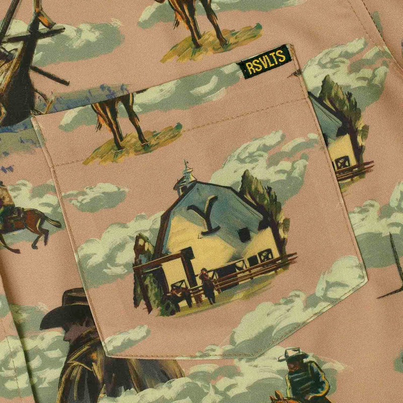 Load image into Gallery viewer, Yellowstone - "Dutton Ranch" Kunuflex Short Sleeve Shirt

