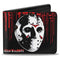 Jason Voorhees Friday The 13th Blood Splatter Bi-Fold Wallet